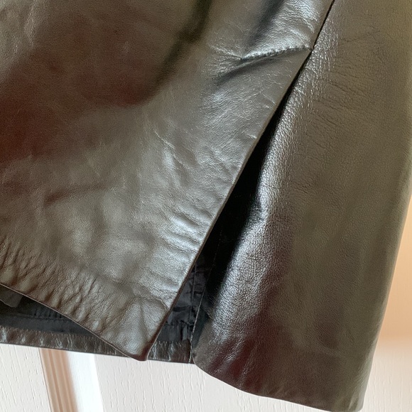 Danier leather Lorna pencil skirt size 12 - Picture 3 of 9